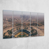 Dodger Stadium Canvas Prints Los Angeles Dodgers Wall Art,Multi Panels B,Sport Stadium Art Prints, Fan Gift
