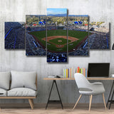Dodger Stadium La, Stadium Canvas, Sport Art, Large Canvas, Multi Panels, Canvas Prints Wall Art Decor