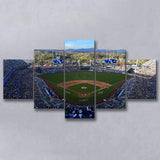 Dodger Stadium La, Stadium Canvas, Sport Art, Large Canvas, Multi Panels, Canvas Prints Wall Art Decor