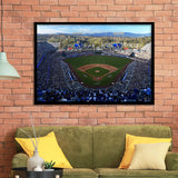 Dodger Stadium La, Stadium Canvas, Sport Art, Gift for him, Framed Art Prints Wall Art Decor, Framed Picture