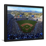 Dodger Stadium La, Stadium Canvas, Sport Art, Gift for him, Framed Art Prints Wall Art Decor, Framed Picture