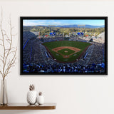 Dodger Stadium La, Stadium Canvas, Sport Art, Gift for him, Framed Canvas Prints Wall Art Decor, Framed Picture