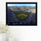 Dodger Stadium La, Stadium Canvas, Sport Art, Gift for him, Framed Canvas Prints Wall Art Decor, Framed Picture