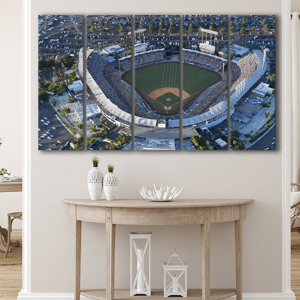 Dodger Stadium, Stadium Canvas, Sport Art, Gift for him,100 Multi Panels B, Canvas Prints Wall Art Decor