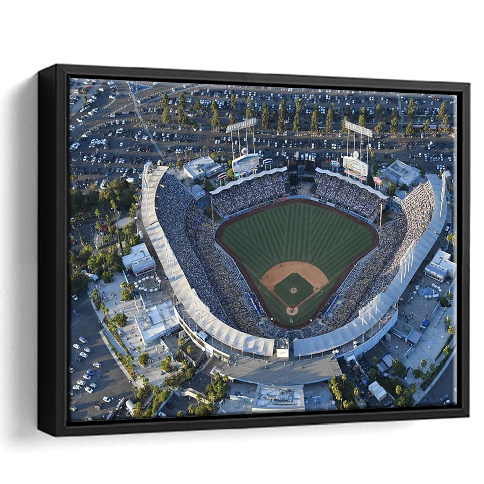 Dodger Stadium, Stadium Canvas, Sport Art, Gift for him,100 Framed Canvas Prints Wall Art Decor, Framed Picture