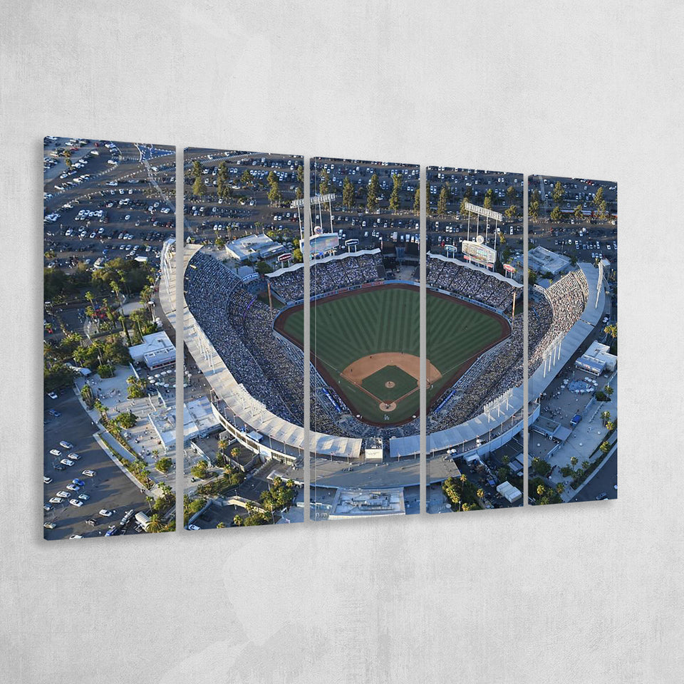 Dodger Stadium, Stadium Canvas, Sport Art, Gift for him,100 Multi Panels B, Canvas Prints Wall Art Decor