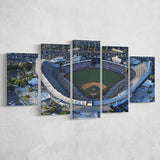 Dodger Stadium, Stadium Canvas, Sport Art, Large Canvas,V1 Multi Panels, Canvas Prints Wall Art Decor