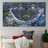 Dodger Stadium, Stadium Canvas, Sport Art, Gift for him,100 Multi Panels B, Canvas Prints Wall Art Decor