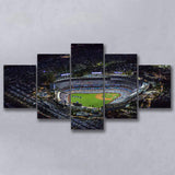 Dodger Stadium at Night View, Stadium Canvas, Sport Art, Large Canvas, Multi Panels, Canvas Prints Wall Art Decor