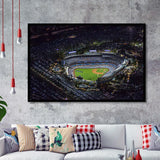 Dodger Stadium at Night View, Stadium Canvas, Sport Art, Gift for him, Framed Art Prints Wall Art Decor, Framed Picture