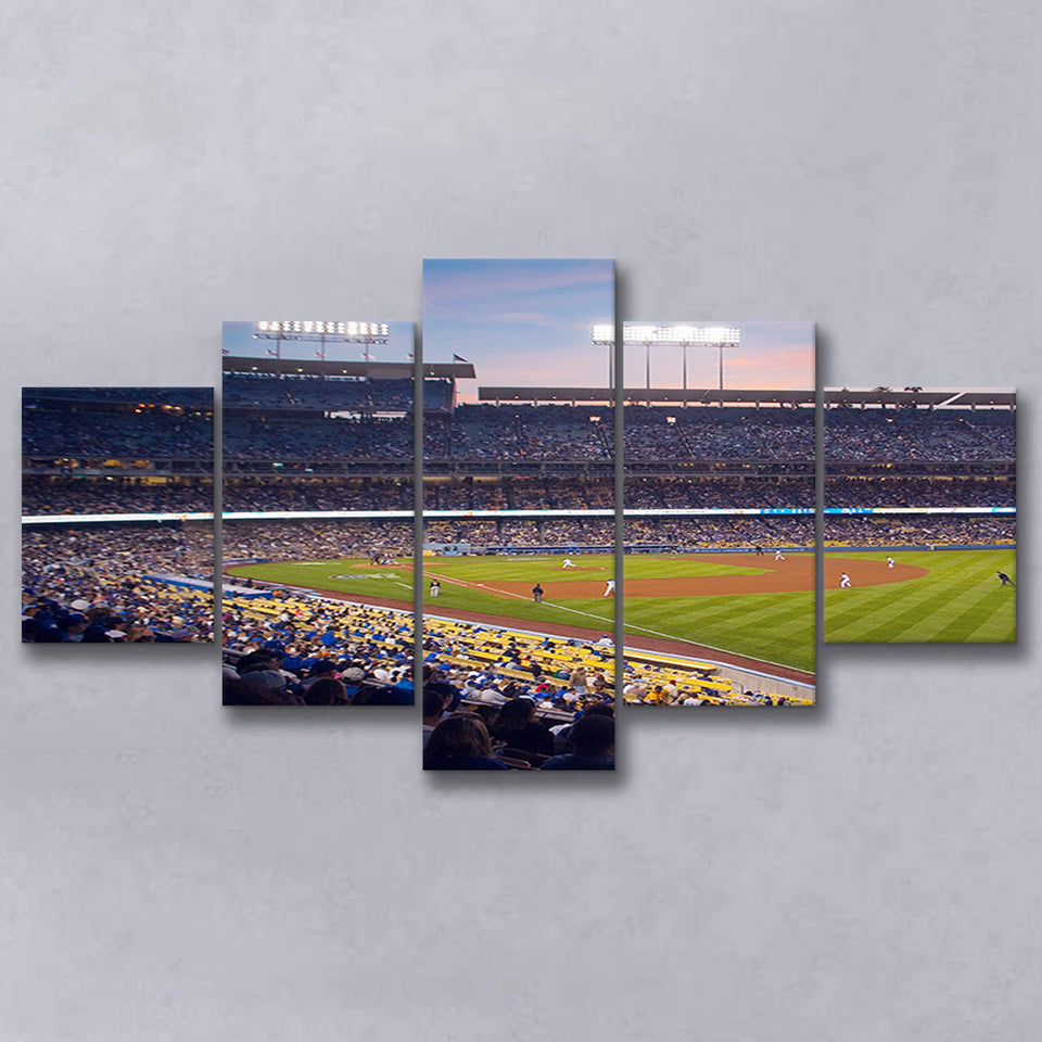 Dodgers La Stadium, Stadium Canvas, Sport Art, Large Canvas, Multi Panels, Canvas Prints Wall Art Decor