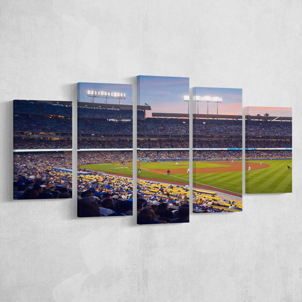 Dodgers La Stadium, Stadium Canvas, Sport Art, Large Canvas, Multi Panels, Canvas Prints Wall Art Decor