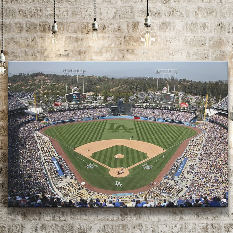 Dodgers Stadium, Stadium Canvas, Sport Art, Gift for him, Fan Gift, Canvas Prints Wall Art Decor