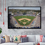 Dodgers Stadium, Stadium Canvas, Sport Art, Gift for him, Framed Art Prints Wall Art Decor, Framed Picture