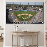 Dodgers Stadium, Stadium Canvas, Sport Art, Gift for him, Multi Panels B, Canvas Prints Wall Art Decor