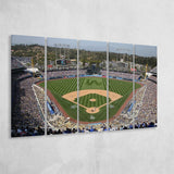 Dodgers Stadium, Stadium Canvas, Sport Art, Gift for him, Multi Panels B, Canvas Prints Wall Art Decor