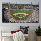 Dodgers Stadium, Stadium Canvas, Sport Art, Gift for him, Multi Panels B, Canvas Prints Wall Art Decor