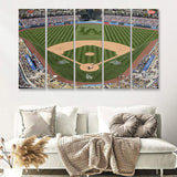 Dodgers Stadium 5 Pieces B Canvas Prints Wall Art - Painting Canvas, Multi Panels,5 Panel, Wall Decor