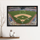 Dodgers Stadium Framed Canvas Prints Wall Art - Painting Canvas, Wall Decor, Floating Frame,Painting Prints, For Sale