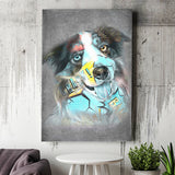 Dog Portrait Puppy Pop Art Pet Lover Decor Canvas Prints Wall Art Decor - Painting Canvas, Home Decor, Art Print, Art For Sale