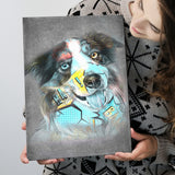 Dog Portrait Puppy Pop Art Pet Lover Decor Canvas Prints Wall Art Decor - Painting Canvas, Home Decor, Art Print, Art For Sale