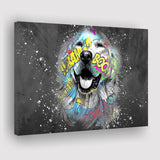 Dog Portrait Puppy Smile Pop Art Pet Lover Canvas Prints Wall Art Decor - Painting Canvas, Home Decor, Art Print, Art For Sale