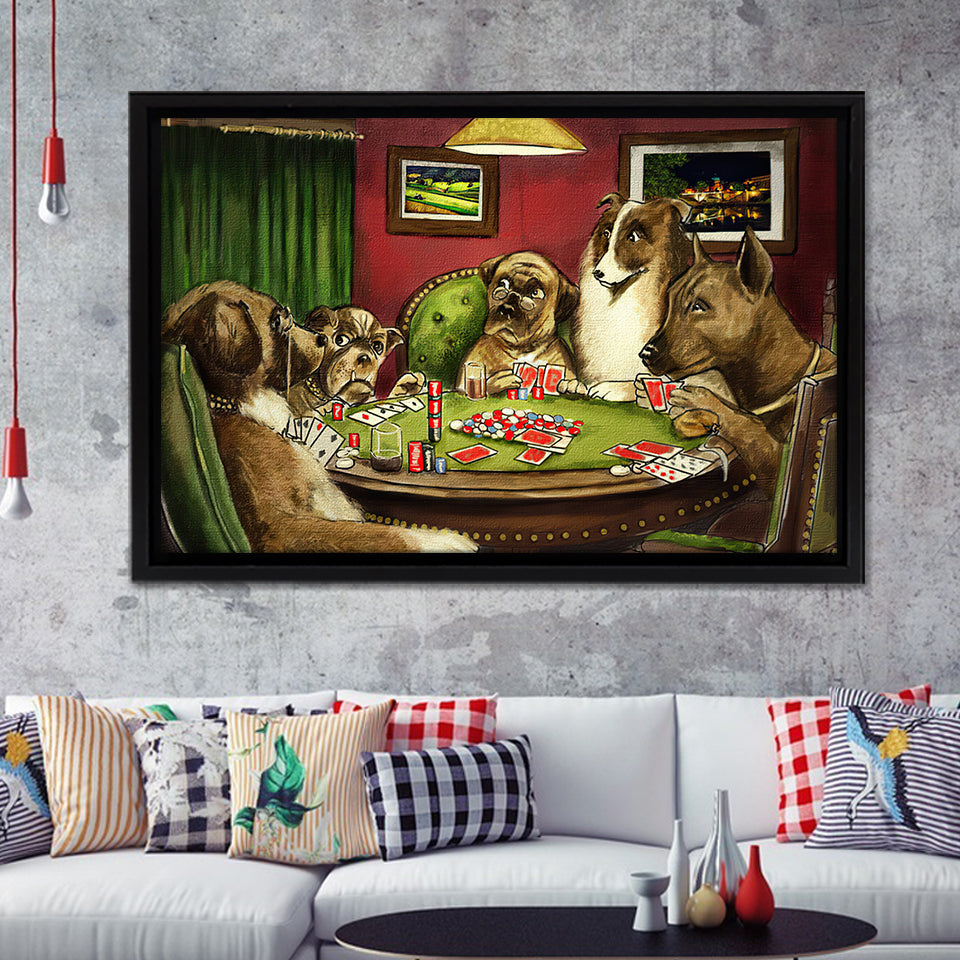 what is the painting of the dogs playing poker