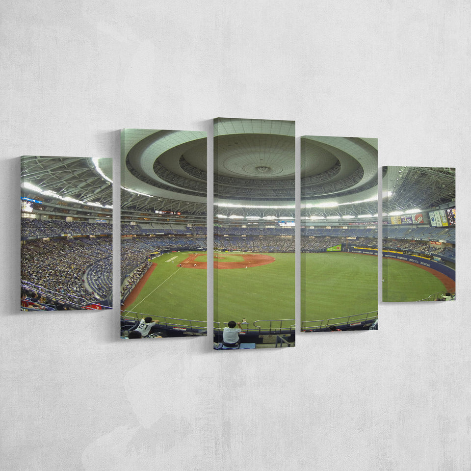 Dome Osaka Outfield, Stadium Canvas, Sport Art, Large Canvas, Multi Panels, Canvas Prints Wall Art Decor