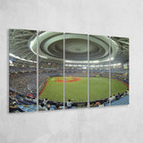 Dome Osaka Outfield, Stadium Canvas, Sport Art, Gift for him, Multi Panels B, Canvas Prints Wall Art Decor