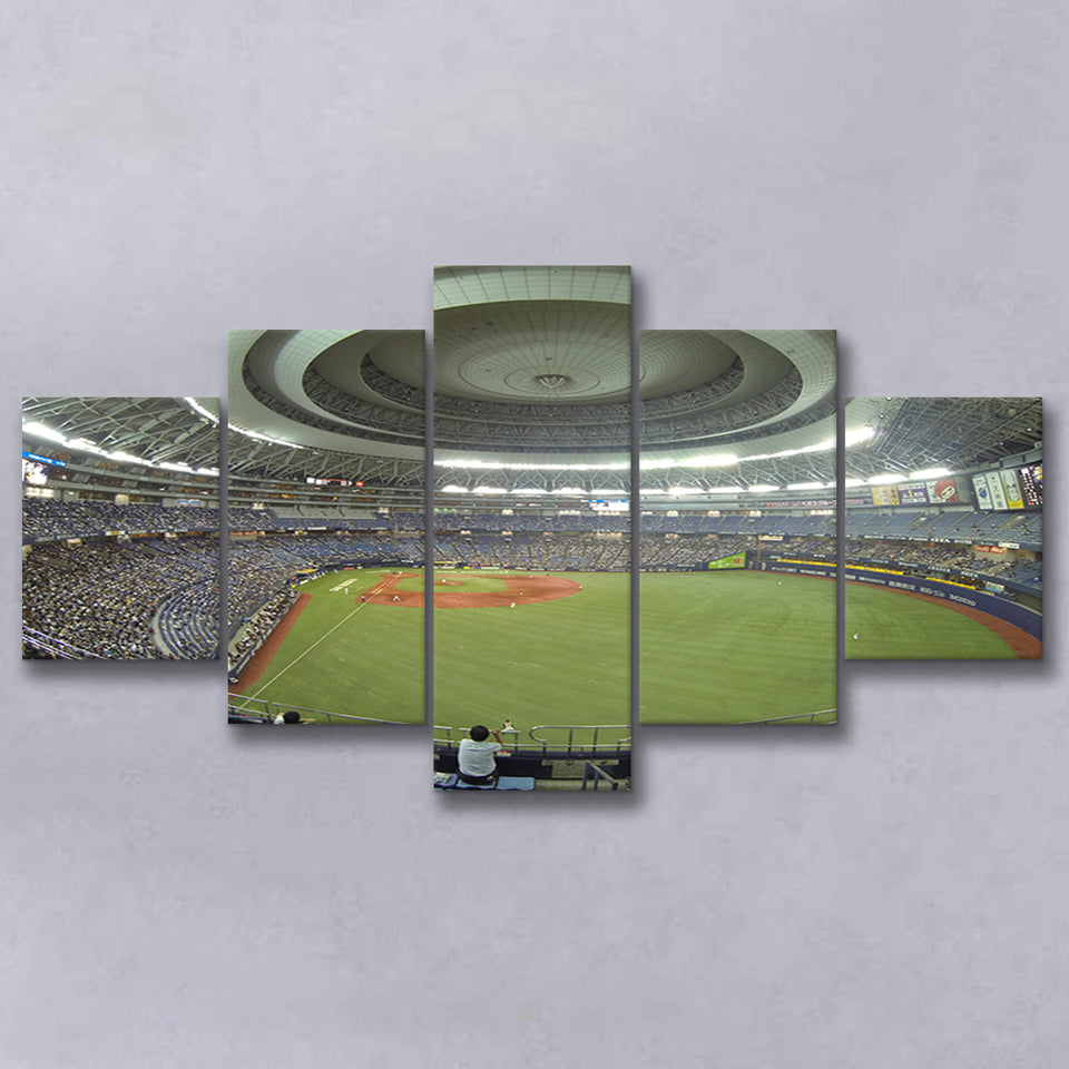 Dome Osaka Outfield, Stadium Canvas, Sport Art, Large Canvas, Multi Panels, Canvas Prints Wall Art Decor