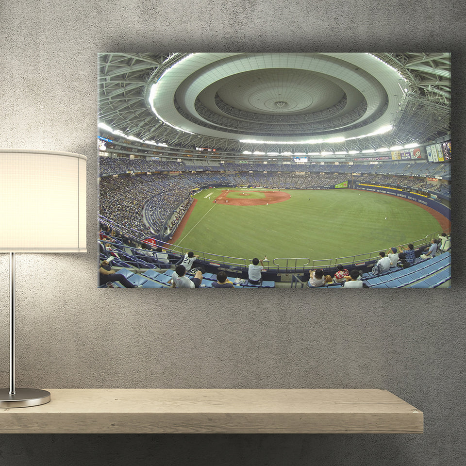 Dome Osaka Outfield, Stadium Canvas, Sport Art, Gift for him, Fan Gift, Canvas Prints Wall Art Decor