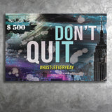 Dont Quit Canvas Canvas Prints Wall Art - Painting Canvas,Office Business Motivation Art, Wall Decor