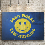 Dont Worry Canvas Prints Wall Art - Painting Canvas,Office Business Motivation Art, Wall Decor