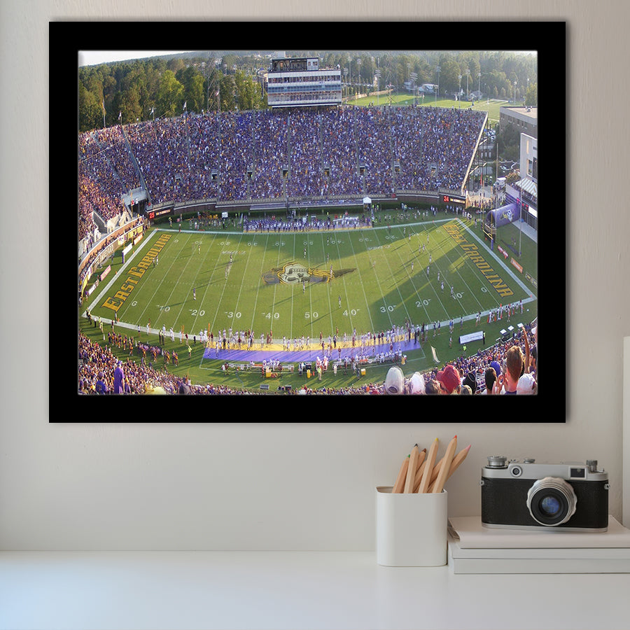 Dowdy Ficklen Stadium Art Prints East Carolina Pirates Wall,Sport Stadium Art Prints, Fan Gift, Wall Decor
