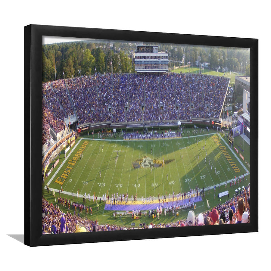 Dowdy Ficklen Stadium Art Prints East Carolina Pirates Wall,Sport Stadium Art Prints, Fan Gift, Wall Decor