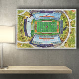 Doyt L Perry Stadium Bowling Green State Watercolor, Sport Art Prints Fan Gift, Canvas Prints Wall Art Decor