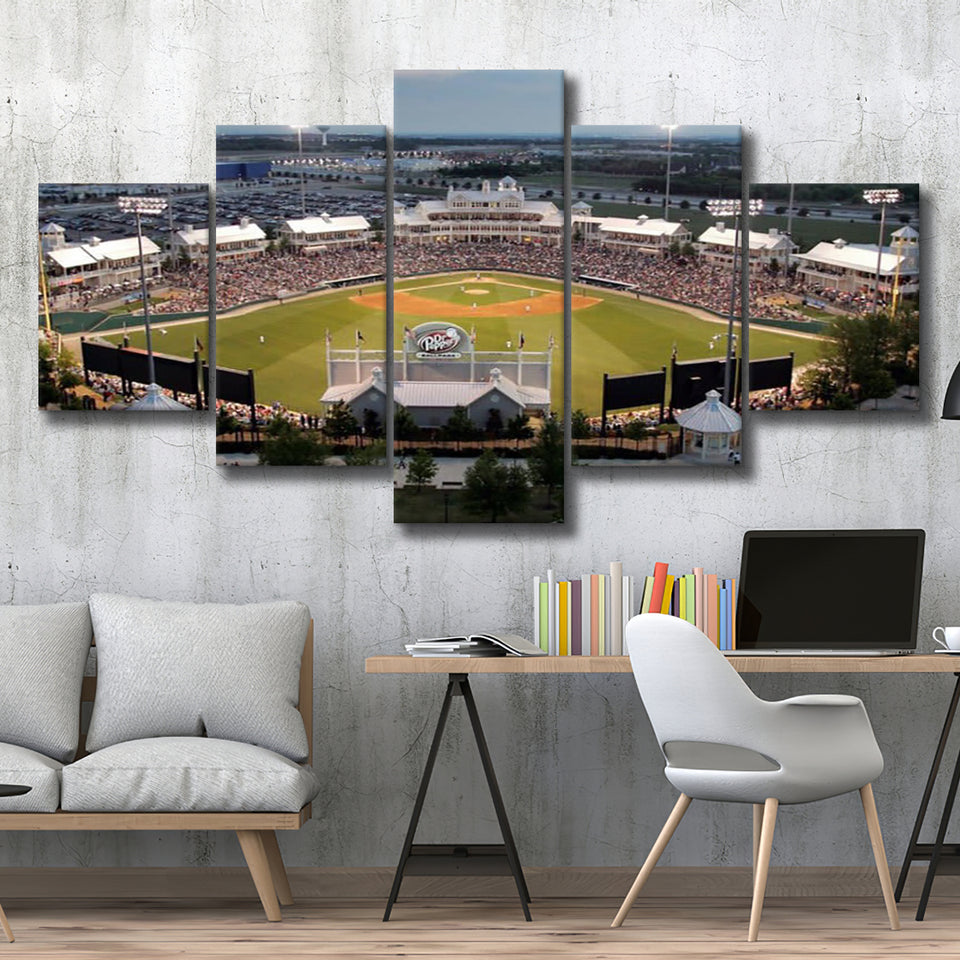 Dr Pepper Ballpark, Stadium Canvas, Sport Art, Large Canvas, Multi Panels, Canvas Prints Wall Art Decor