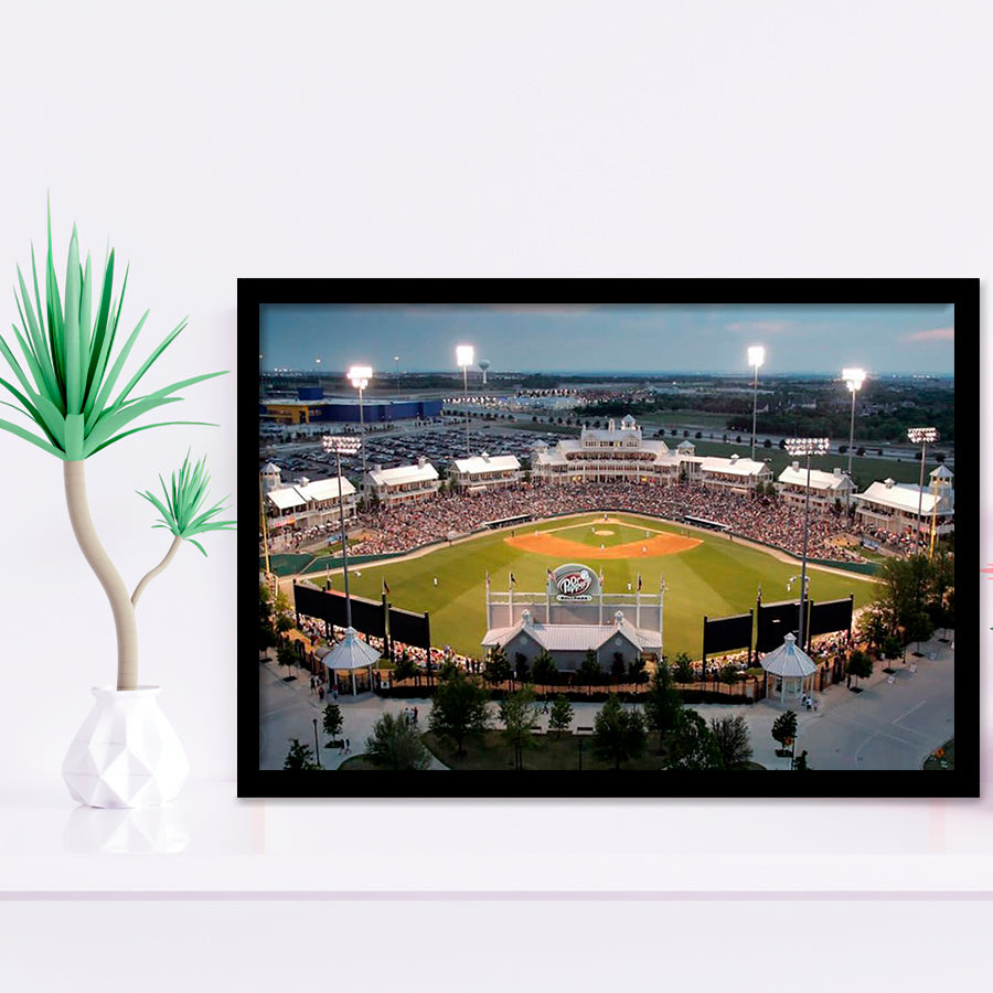 Dr Pepper Ballpark, Stadium Canvas, Sport Art, Gift for him, Framed Art Prints Wall Art Decor, Framed Picture