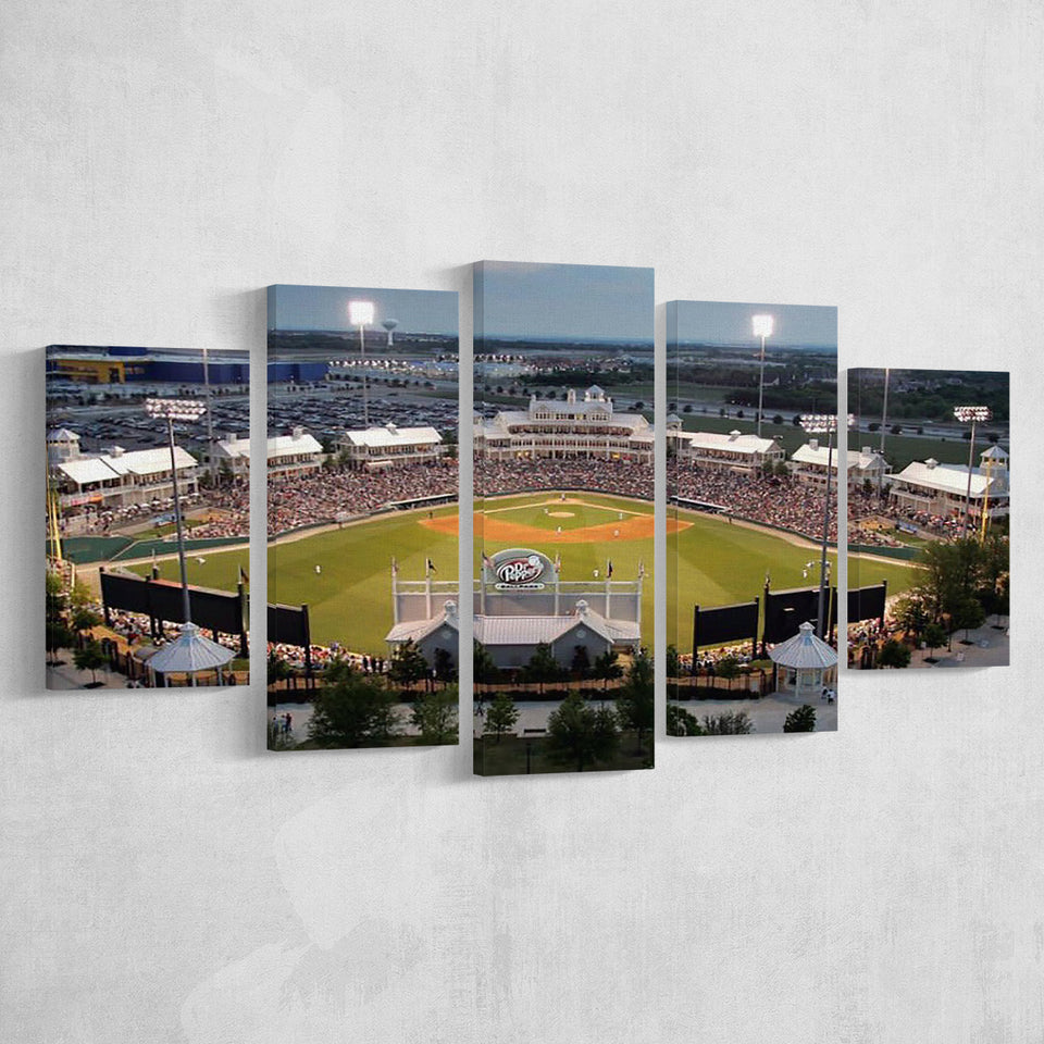 Dr Pepper Ballpark, Stadium Canvas, Sport Art, Large Canvas, Multi Panels, Canvas Prints Wall Art Decor