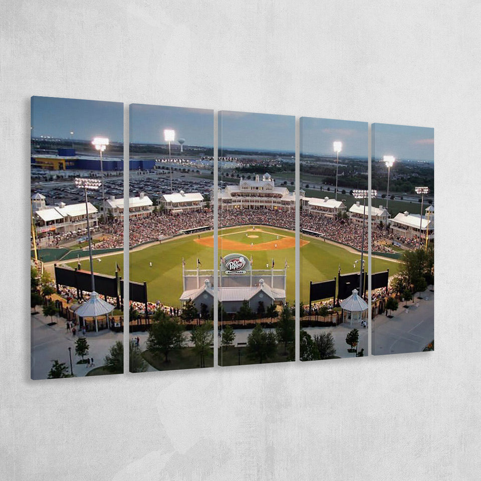 Dr Pepper Ballpark, Stadium Canvas, Sport Art, Gift for him, Multi Panels B, Canvas Prints Wall Art Decor
