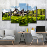 Dracula Castle in Bran, Romania Canvas Art Multi Panels,Canvas Prints Wall Art Home Decor