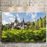 Dracula Castle in Bran, Romania Canvas Art Canvas Prints Wall Art Home Decor - Painting Canvas, Ready to hang