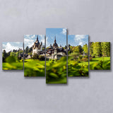 Dracula Castle in Bran, Romania Canvas Art Multi Panels,Canvas Prints Wall Art Home Decor