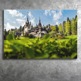 Dracula Castle in Bran, Romania Canvas Art Canvas Prints Wall Art Home Decor - Painting Canvas, Ready to hang