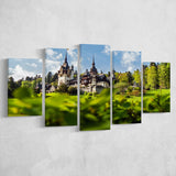 Dracula Castle in Bran, Romania Canvas Art Multi Panels,Canvas Prints Wall Art Home Decor