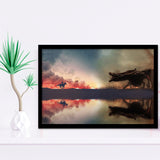 Dragon Art, Abstract Decor, Framed Art Prints Wall Art Home Decor, Ready to Hang