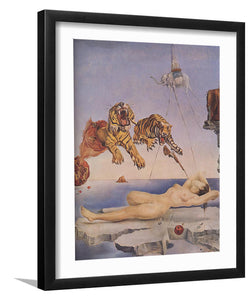 Dream Caused by the Flight of a Bee around a Pomegranate a Second before Awakening 1944 - Salvador Dali- Art Print, Frame Art, Painting Art