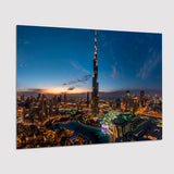 Dubai Cityscape Poster Prints Wall Art Decor, Unframe, Poster Art