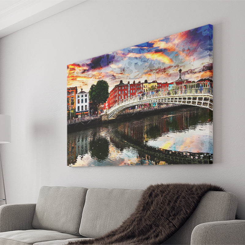 Dublin Canvas Prints Wall Art Decor - Painting Canvas, Art Print, Home Decor, Ready to Hang