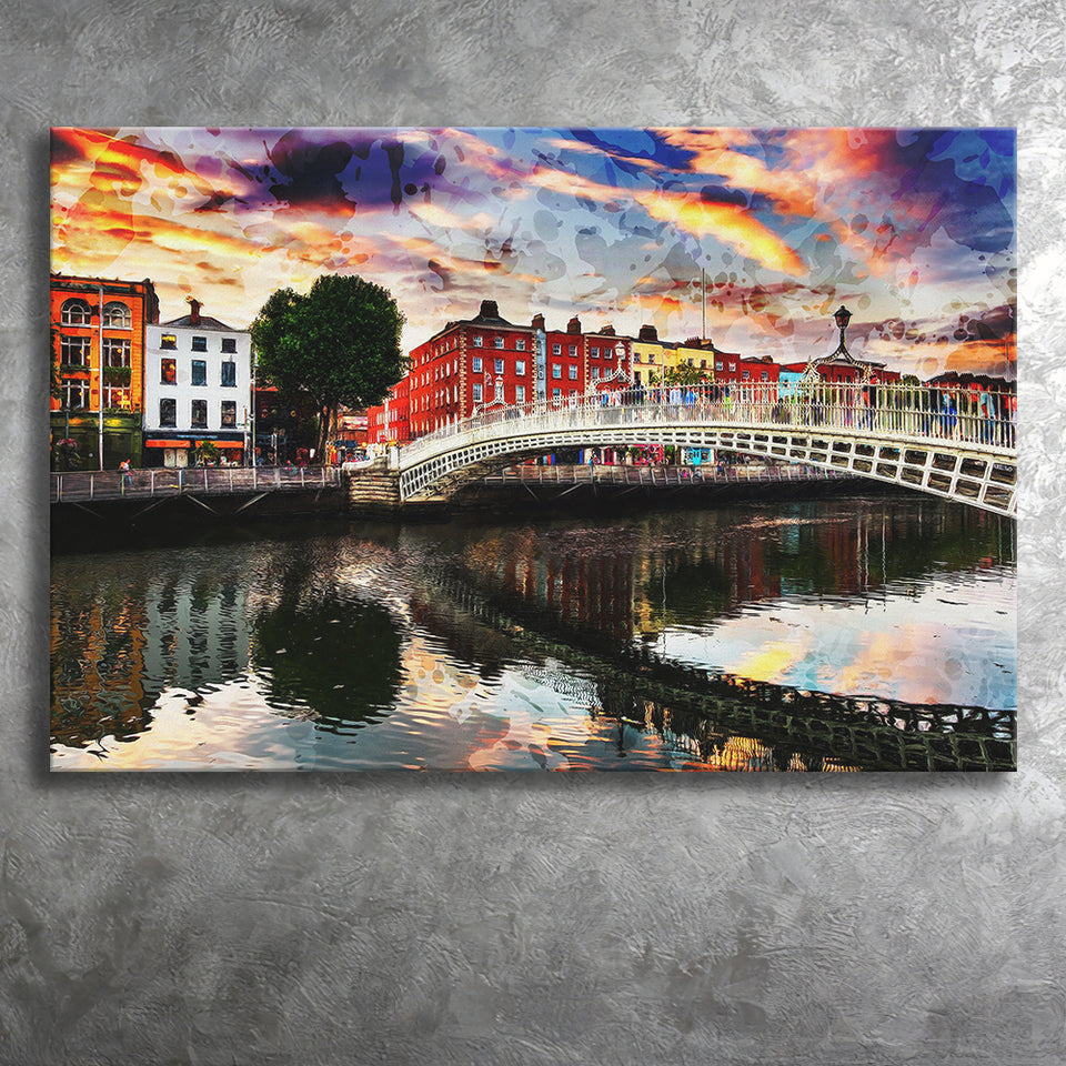 Dublin Canvas Prints Wall Art Decor - Painting Canvas, Art Print, Home Decor, Ready to Hang